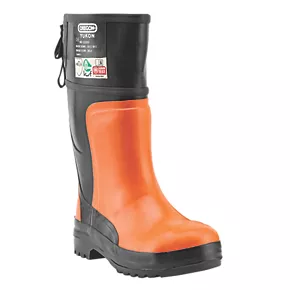 Oregon Yukon Safety Chainsaw Wellies Orange / Black Size 8 1 Oregon Yukon Safety Chainsaw Wellies Orange / Black Size 8