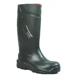 Dunlop Purofort+ Safety Wellies Green Size 11