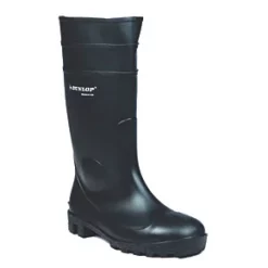 Dunlop Protomastor Safety Wellies Black Size 8