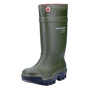 Dunlop Purofort Thermo+ Safety Wellies Green Size 8 2 Dunlop Purofort Thermo+ Safety Wellies Green Size 8 - Image 2
