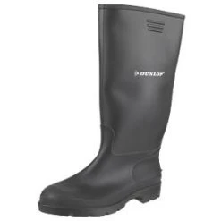 Dunlop Pricemaster 380PP Metal Free Non Safety Wellies Black Size 10 -Wellies Boots Store 6637C A4