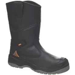 Site Hydroguard Safety Rigger Boots Black Size 9