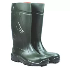 Dunlop Purofort+ Safety Wellies Green Size 9 -Wellies Boots Store 67494 A2