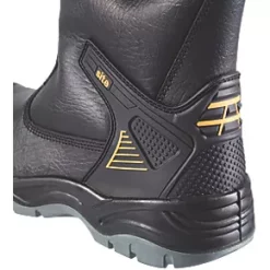 Site Hydroguard Safety Rigger Boots Black Size 10 -Wellies Boots Store 678FY A2
