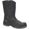 Site Hydroguard Safety Rigger Boots Black Size 10