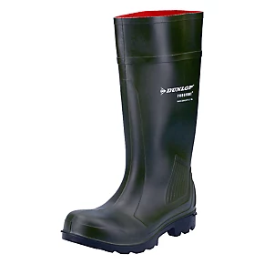 Dunlop Purofort Professional Safety Wellies Green Size 6.5 2 Dunlop Purofort Professional Safety Wellies Green Size 6.5 - Image 2