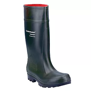 Dunlop Purofort Professional Metal Free Non Safety Wellies Green Size 13 1 Dunlop Purofort Professional Metal Free Non Safety Wellies Green Size 13