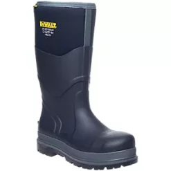DeWalt Hobart Safety Wellies Black Size 8
