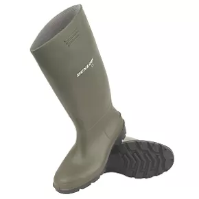 Dunlop Pricemaster Metal Free Non Safety Wellies Green Size 7 1 Dunlop Pricemaster Metal Free Non Safety Wellies Green Size 7